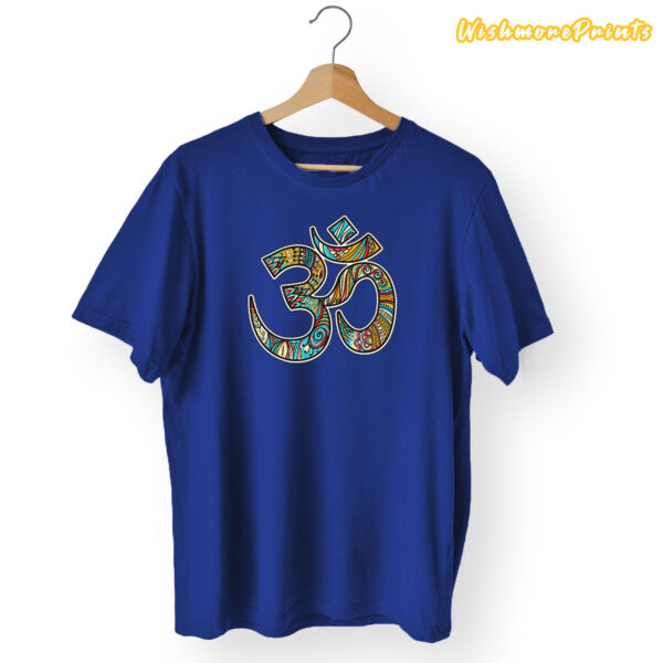 Om Shiv Blue Tshirt