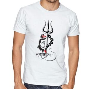 THEPRINTSHINE Idol Mahakal Trishul Graphic Printed t Shirt for Men l Dryfit Printed t Shirt l Devotional T Shirt