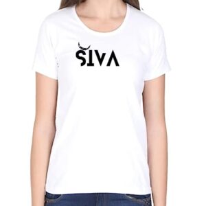 Cotton Siva(Shiva) – Women Graphic Print Regular Fit T-Shirt