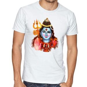 THEPRINTSHINE Idol Shiv Graphic Printed t Shirt for Men l Dryfit mahakal Printed t Shirt l Devotional T Shirt