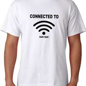 wi fi Connected to ram Pure Cotton Half Sleave t Shirt