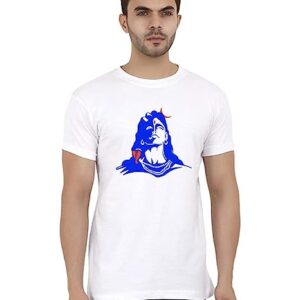 Adiyogi Shiva Printed Dry Fit T-Shirt (Round Neck)