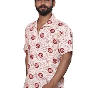 Mixed Cotton Sanganere Printed T Shirts for Men.