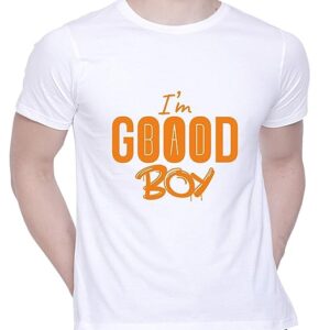 Graphic Printed T-Shirt for Unisex I am Good Bad boy Tshirt | Casual Half Sleeve Round Neck T-Shirt