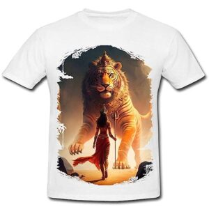 The Lion King Tshirt, Roar Tshirt, Jungle Tshirt, Feathers Tshirt,Tiger Tshirt,Big cat Tshirt,Simba Tshirt,God Tshirt,ram Tshirt,Shiva Tshirt,Krishna Tshirt,Hanuman Tshirt-BG15