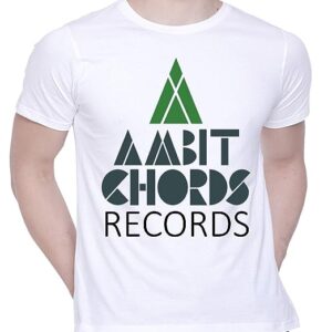 Graphic Printed T-Shirt for Unisex Ambit Chords Records Logo Tshirt | Casual Half Sleeve Round Neck T-Shirt