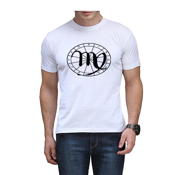 Printed Half Sleeve Round Neck Cotton Tshirt for Men in Best Price