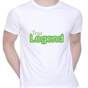 Graphic Printed T-Shirt for Unisex legend4 Tshirt Casual Half Sleeve Round Neck T-Shirt