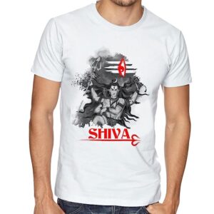 Shiva Shiv Bholey Design Unisex Printed T-Shirt