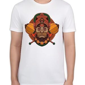 Lord Hanuman ji Print Round Neck for Men T-Shirt