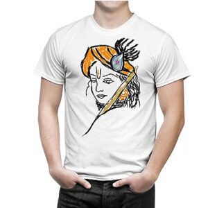 Men’s Dryfit Round Neck Half Sleeve Tshirt Krishna Special 9 (Krishna Face)