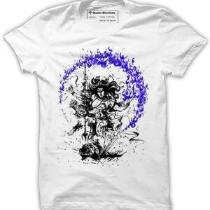 Lord Shiva The Destroyer White Cotton T-Shirt for Men’s