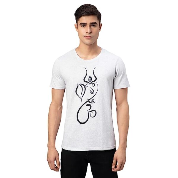 Men's God Print Regular Fit T-Shirt