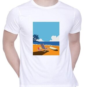 Graphic Printed T-Shirt for Unisex Summer Springs Tshirt Casual Half Sleeve Round Neck T-Shirt