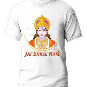 Jai Shree Ram Quotes White t Shirt