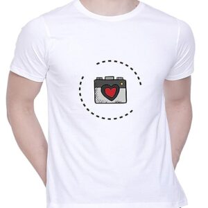 Graphic Printed T-Shirt for Unisex Valentine Day Tshirt | Casual Half Sleeve Round Neck T-Shirt