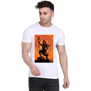 Shivay Printed Men’s Polyester Regular Fit Round Neck T-Shirt | om Namah Shivay Tshirts