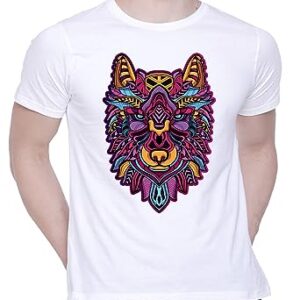 Graphic Printed T-Shirt for Unisex Animal Tshirt | Casual Half Sleeve Round Neck T-Shirt