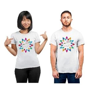 Happy Holi Unisex Half Sleeve Polyster Tshirts