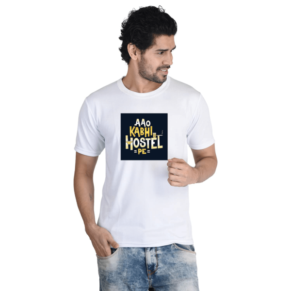 Aao Kabhi Hostel Pe Printed Quircky Tshirt