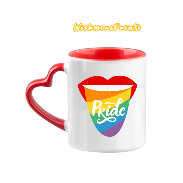 Pride Rainbow Print Ceramic Coffee, Tea Mug