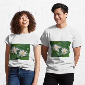 The Pink Lotus flowers, perfect relationship, Feng Shui celebration Classic T-Shirt