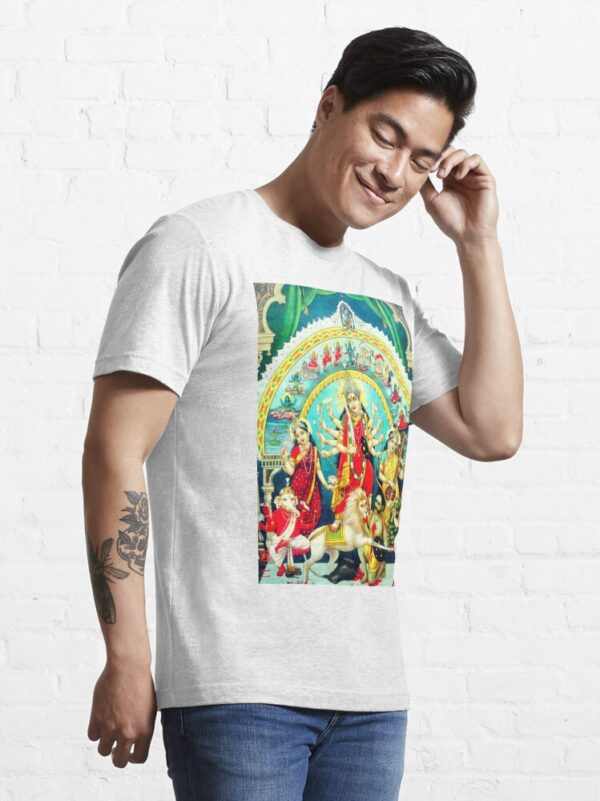 Durga Under an Arch - Yoga and Meditation - Classic Hipster - Vintage Art of India Essential T-Shirt