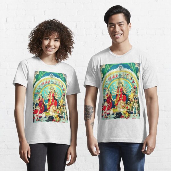 Durga Under an Arch - Yoga and Meditation - Classic Hipster - Vintage Art of India Essential T-Shirt