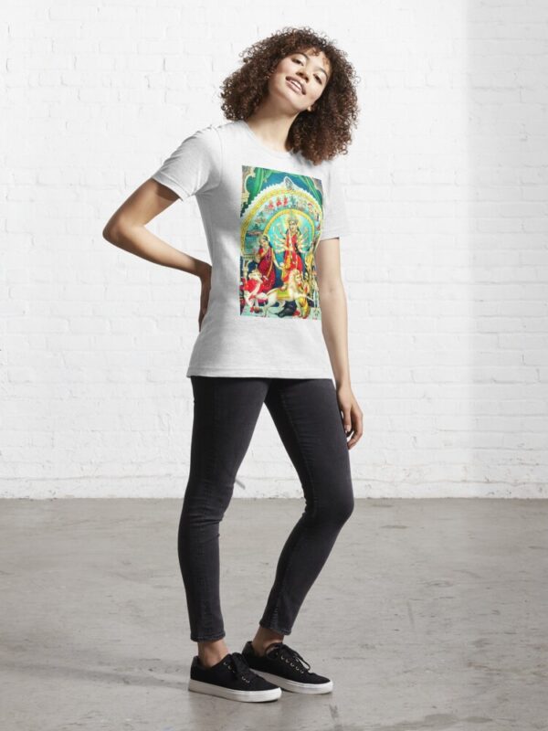 Durga Under an Arch - Yoga and Meditation - Classic Hipster - Vintage Art of India Essential T-Shirt