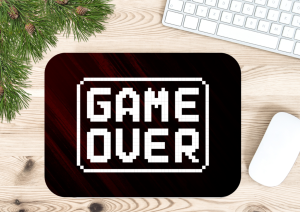 Game Over Printed Mousepad