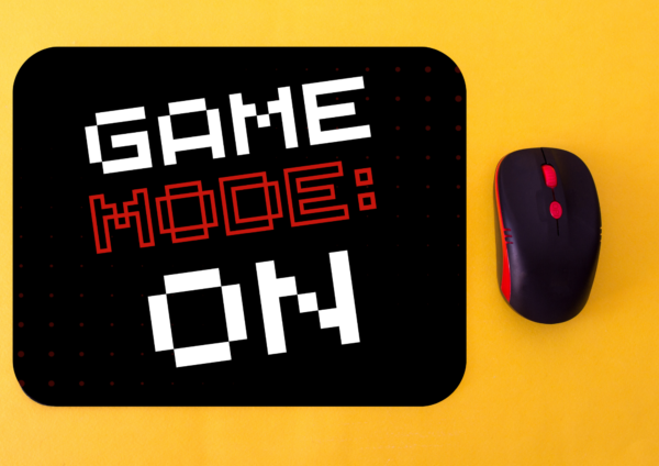 Game Mode on Printed Mousepad