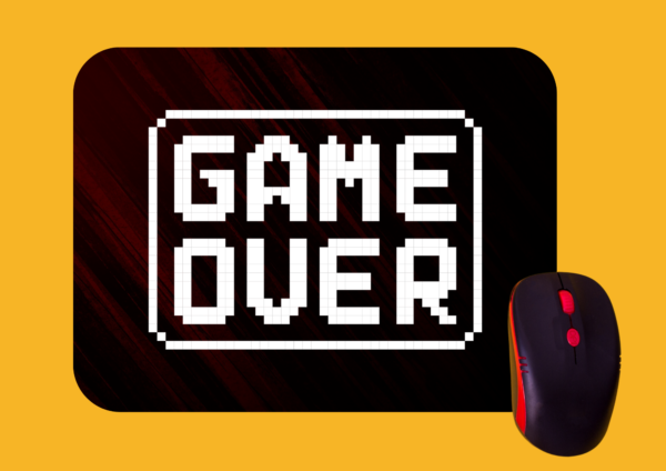 Game Over Printed Mousepad