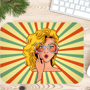 Lady Printed Gaming Mouse Pad